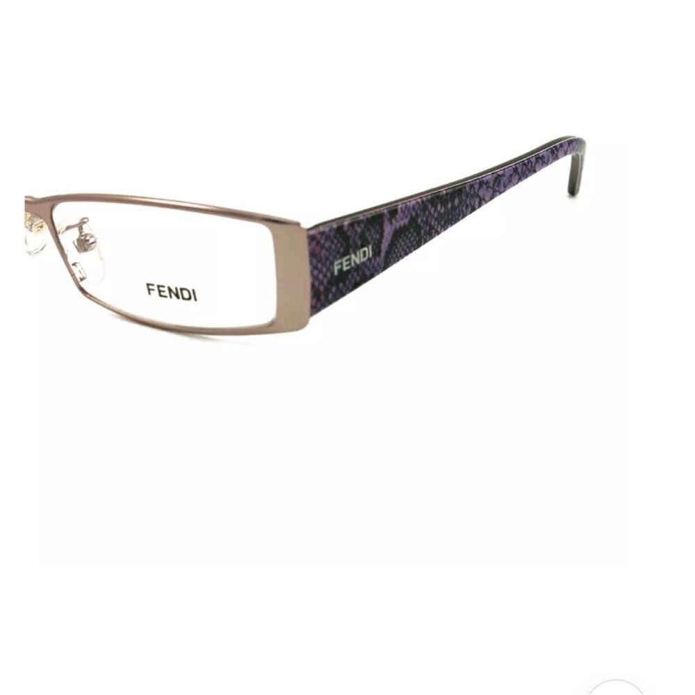 Authentic Fendi Optical Purple Rectangular Eyeglasses - Picture 8 of 8